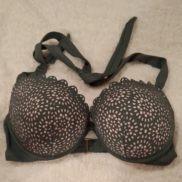 Shade & Shore Green Push-Up Bra Intimates & Sleepwear Size 36 C - Picture 1 of 4